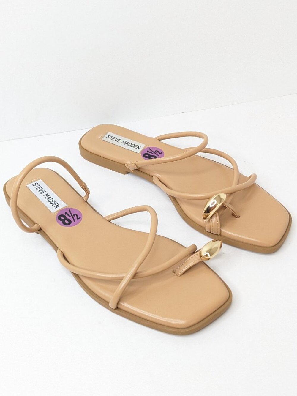 Steve Madden Anine Strappy Sandals Tan Women's 8.5